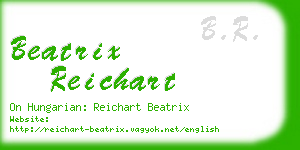 beatrix reichart business card